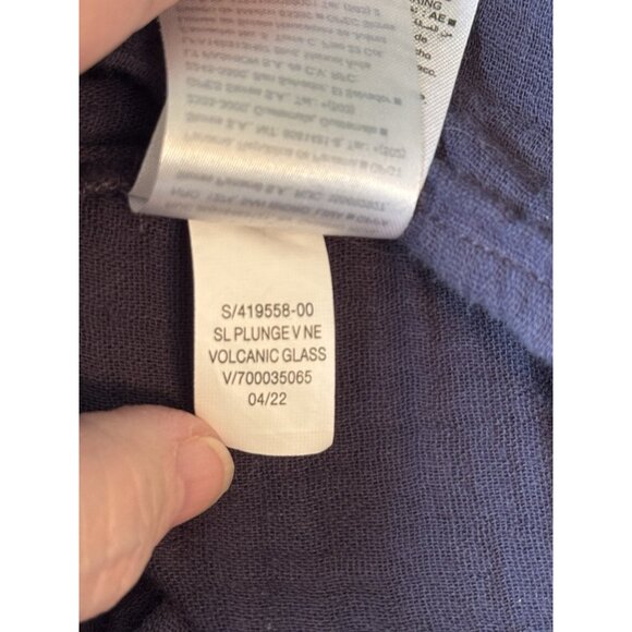 Old Navy Women Gauze Smocked Short Sleeve Dress Size XXL Plunge V-Neck Peasant - Picture 9 of 11